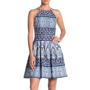 Vince Camuto Navy Blue Halter Dress Size 6